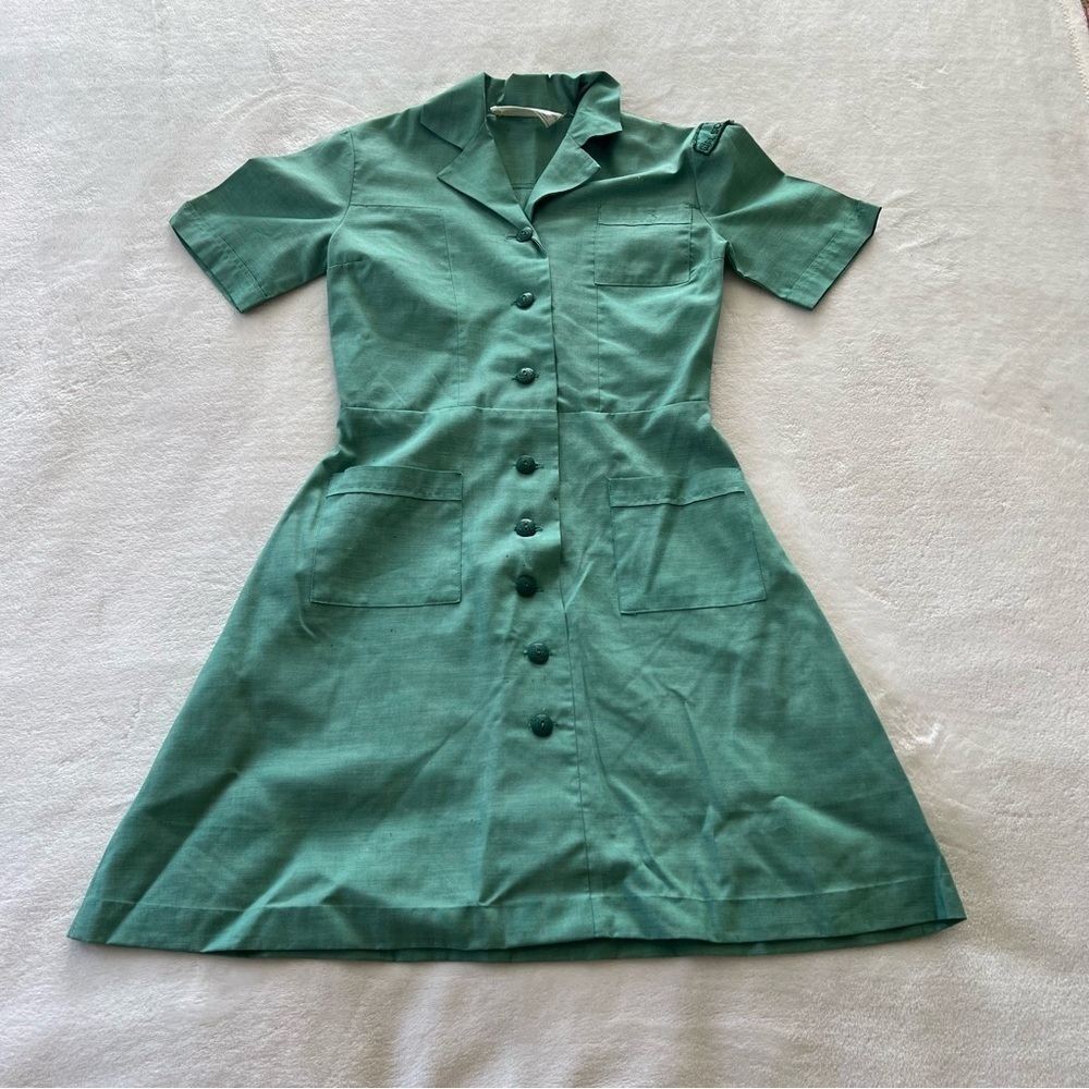 Vintage Girl Scouts 70s Dress